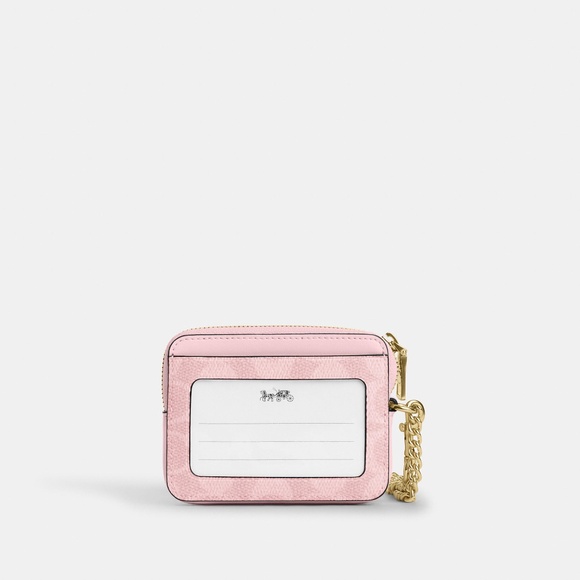 Zip Card Case In Signature Canvas - Picture 3 of 3